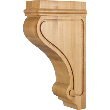 Hardware Resources 3" Wx7-3/4"Dx14"H Alder Arts & Crafts Corbel COR26-2ALD